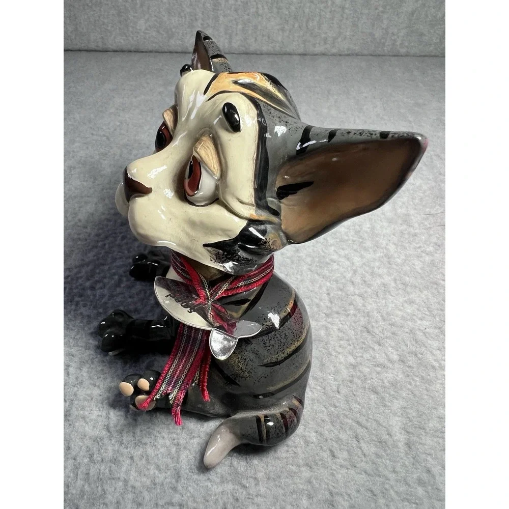 LITTLE PAWS MILLIE Pet KITTEN Gray Black Resin FIGURINE 306-LP-MIL‎ Ceramistone